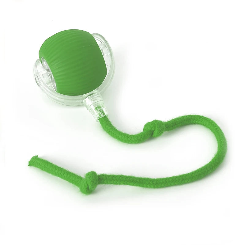 Automatic Rolling Interactive Cat Toy with Tail